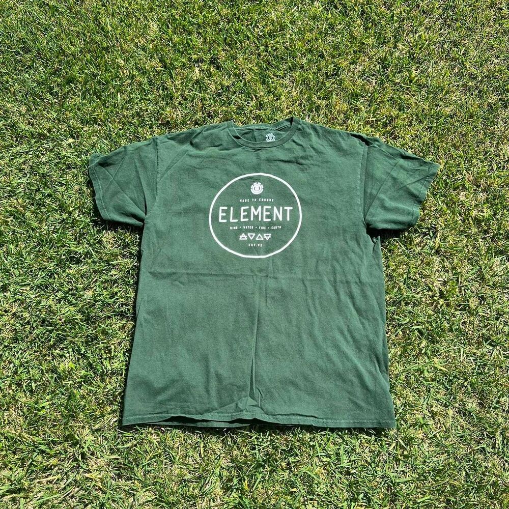 Element y2k green men’s L tee
